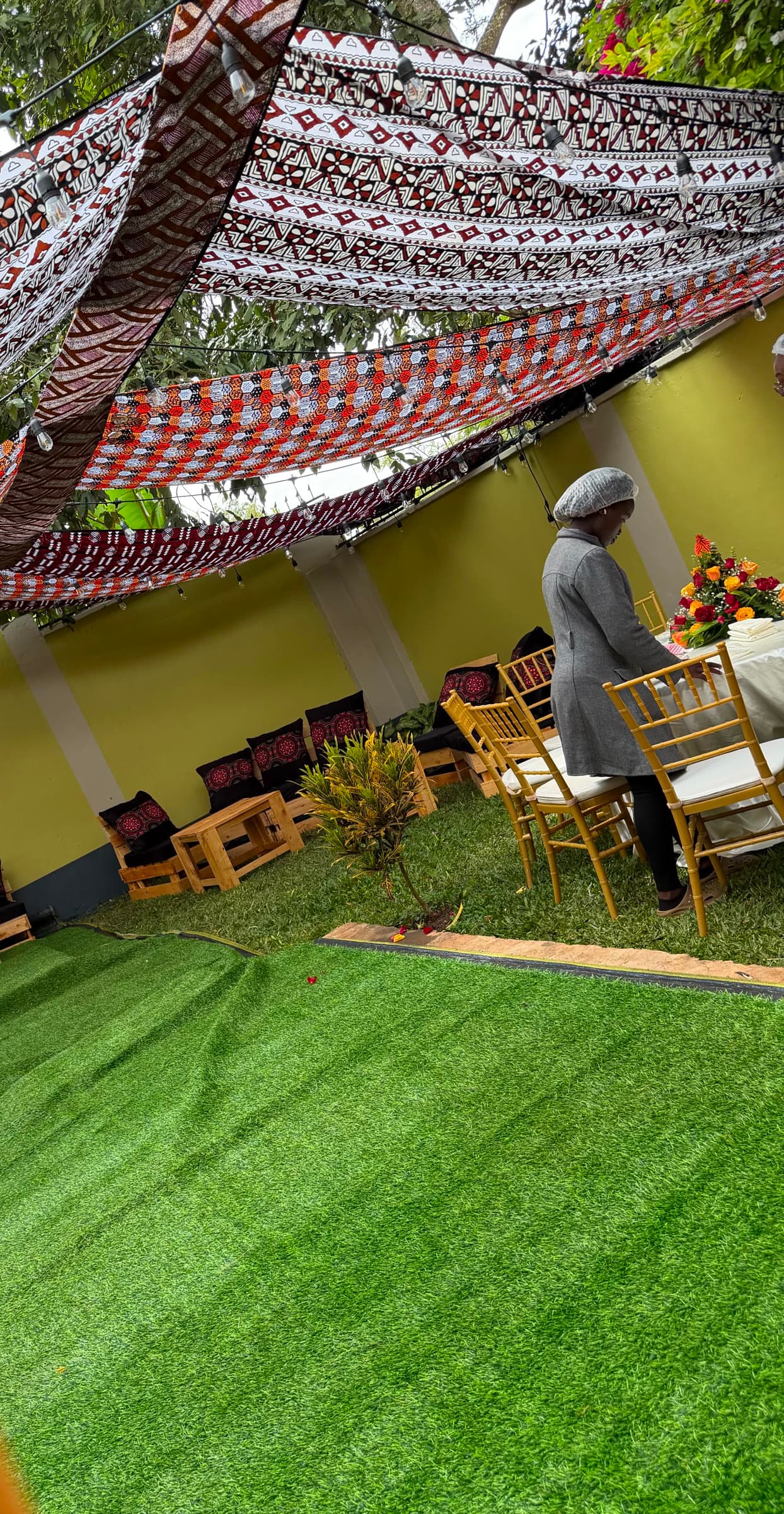 A family dowry ceremony